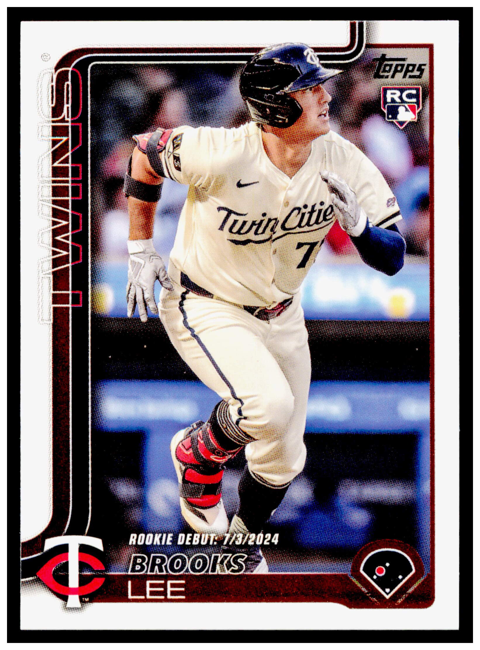 2025 Topps Update Brooks Lee Card Minnesota Twins #US243