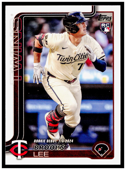 2025 Topps Update Brooks Lee Card Minnesota Twins #US243