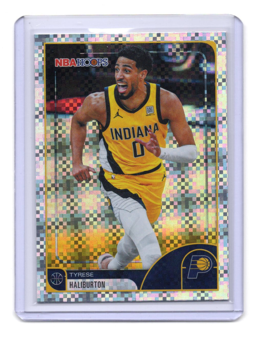 2025-26 Topps NBA Hoops Tyrese Haliburton Checkerboard Parallel #149 Pacers