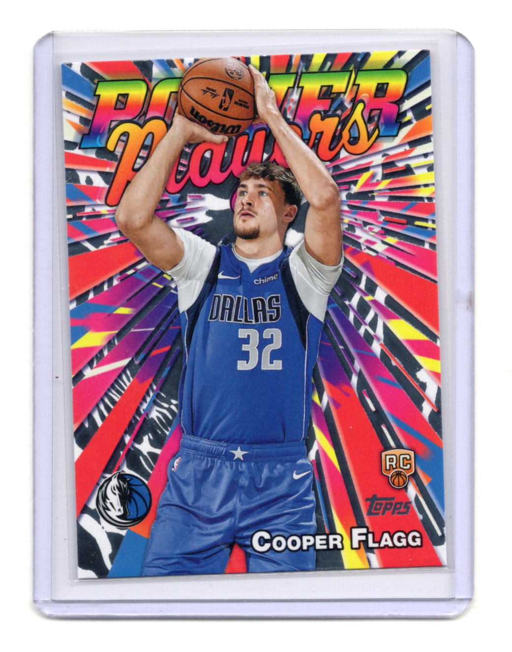 2025 Topps Basketball Cooper Flagg Power Players Rookie RC Insert #PP-16 Mavs