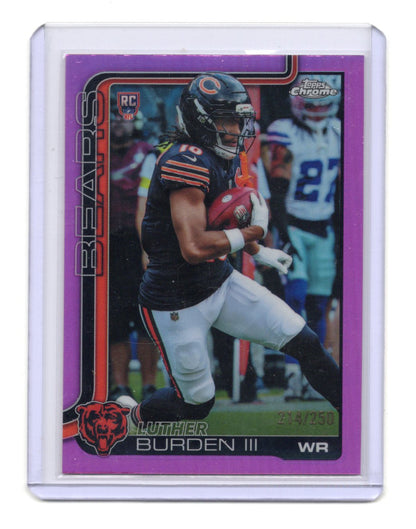 2025 Topps Chrome Luther Burden III Pink Refractor /250 #334 Rookie RC