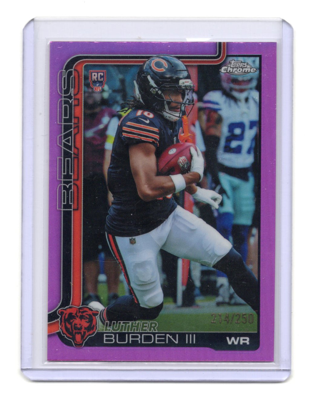 2025 Topps Chrome Luther Burden III Pink Refractor /250 #334 Rookie RC