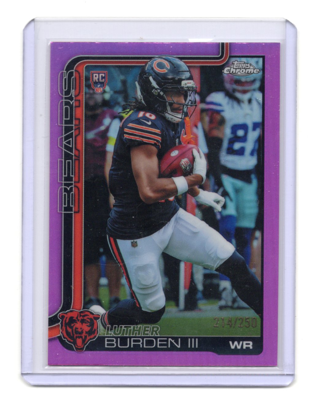 2025 Topps Chrome Luther Burden III Pink Refractor /250 #334 Rookie RC