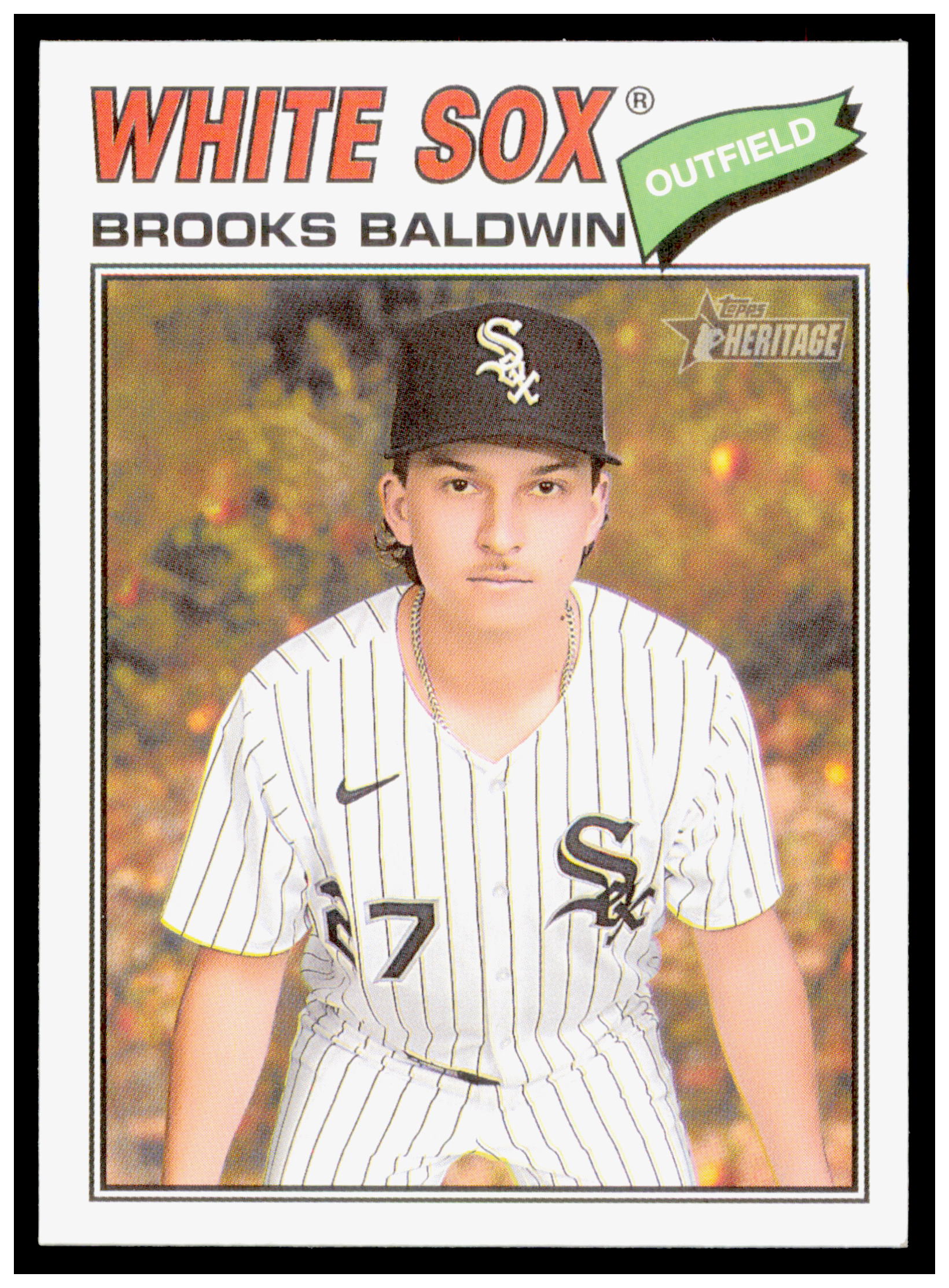 2026 Topps Heritage Brooks Baldwin Card Chicago White Sox #274