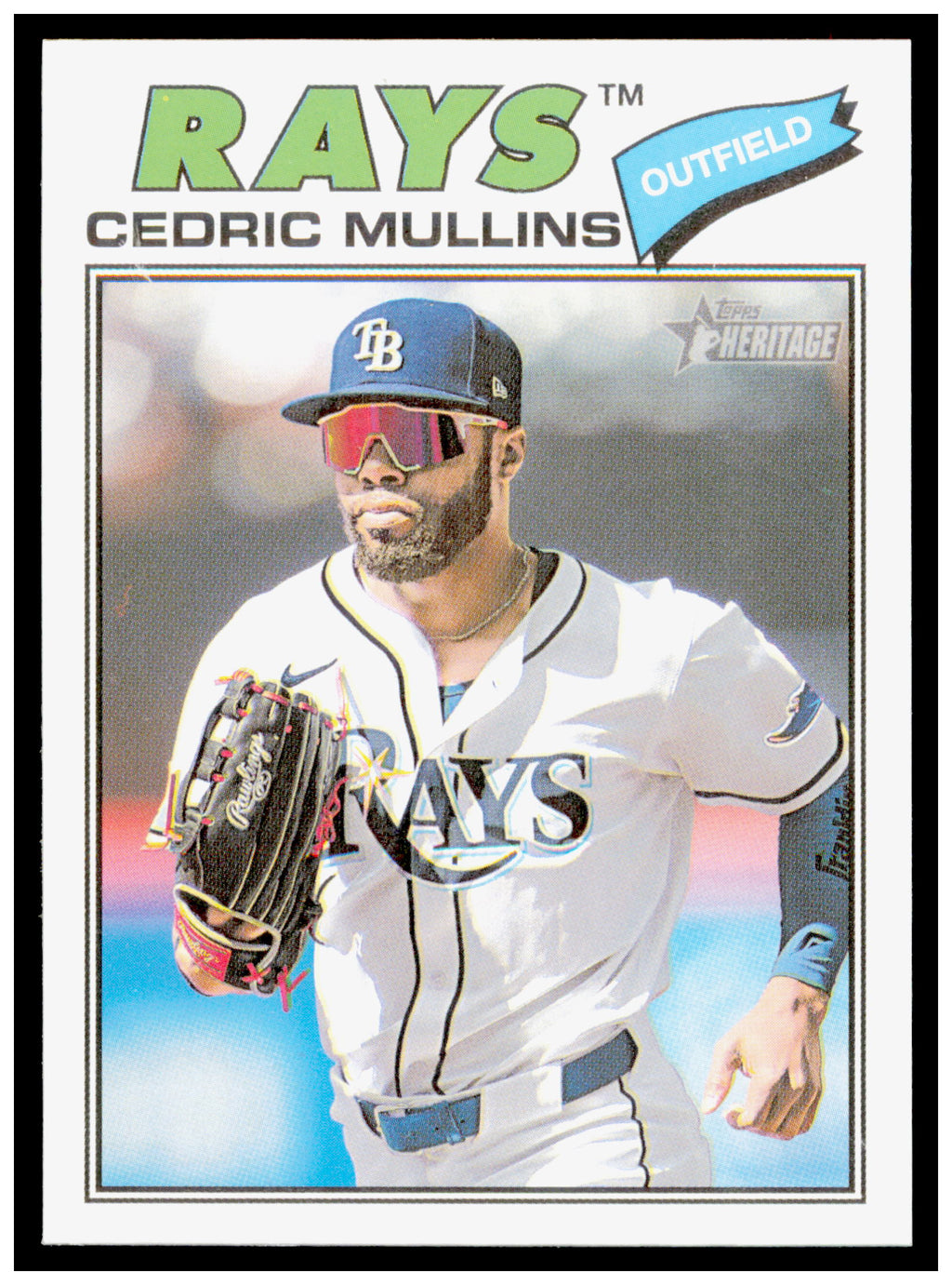 2026 Topps Heritage Cedric Mullins Card Tampa Bay Rays #284