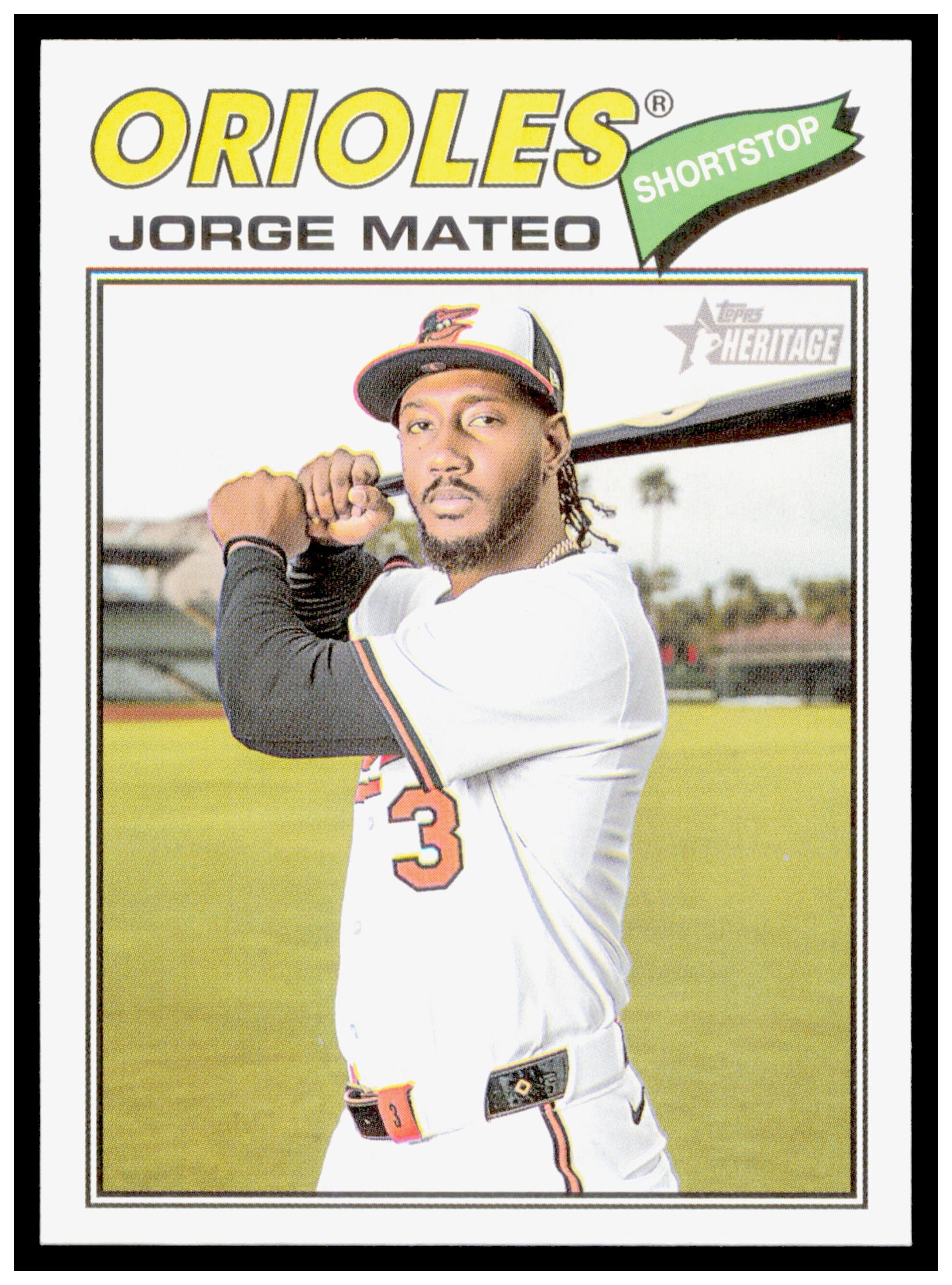 2026 Topps Heritage Jorge Mateo Card Baltimore Orioles #267