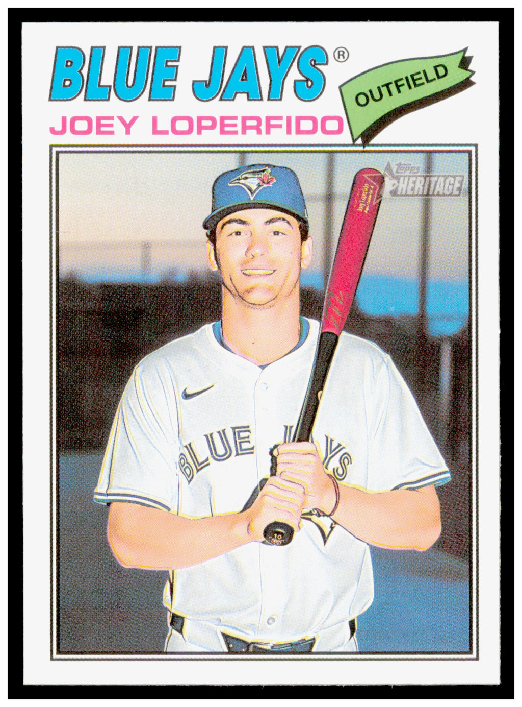 2026 Topps Heritage Joey Loperfido Card Toronto Blue Jays #354