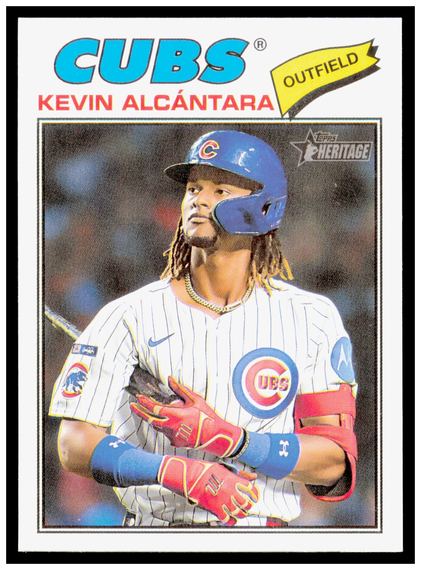 2026 Topps Heritage Kevin Alcántara Card Chicago Cubs #157