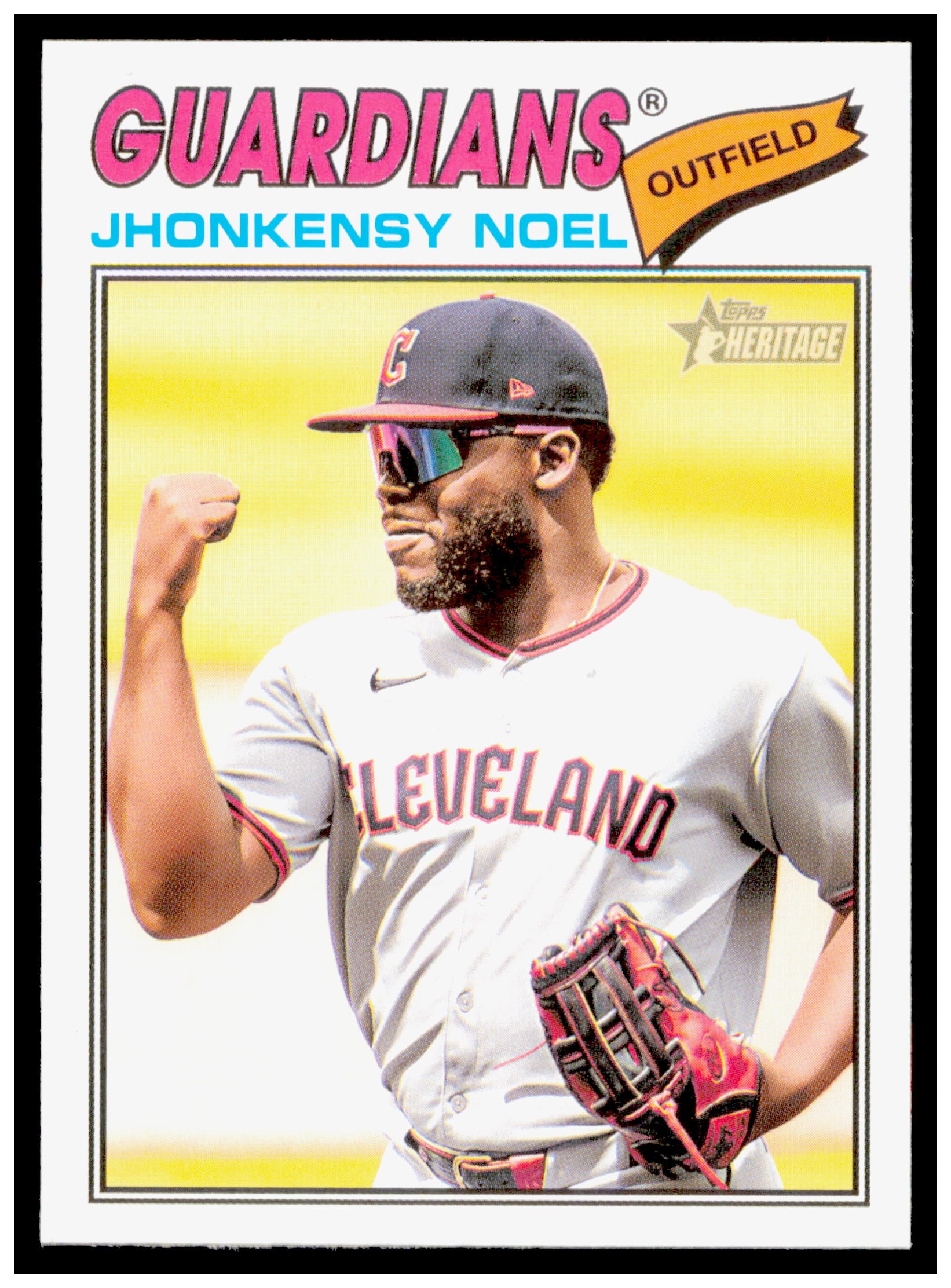 2026 Topps Heritage Jhonkensy Noel Card Cleveland Guardians #197