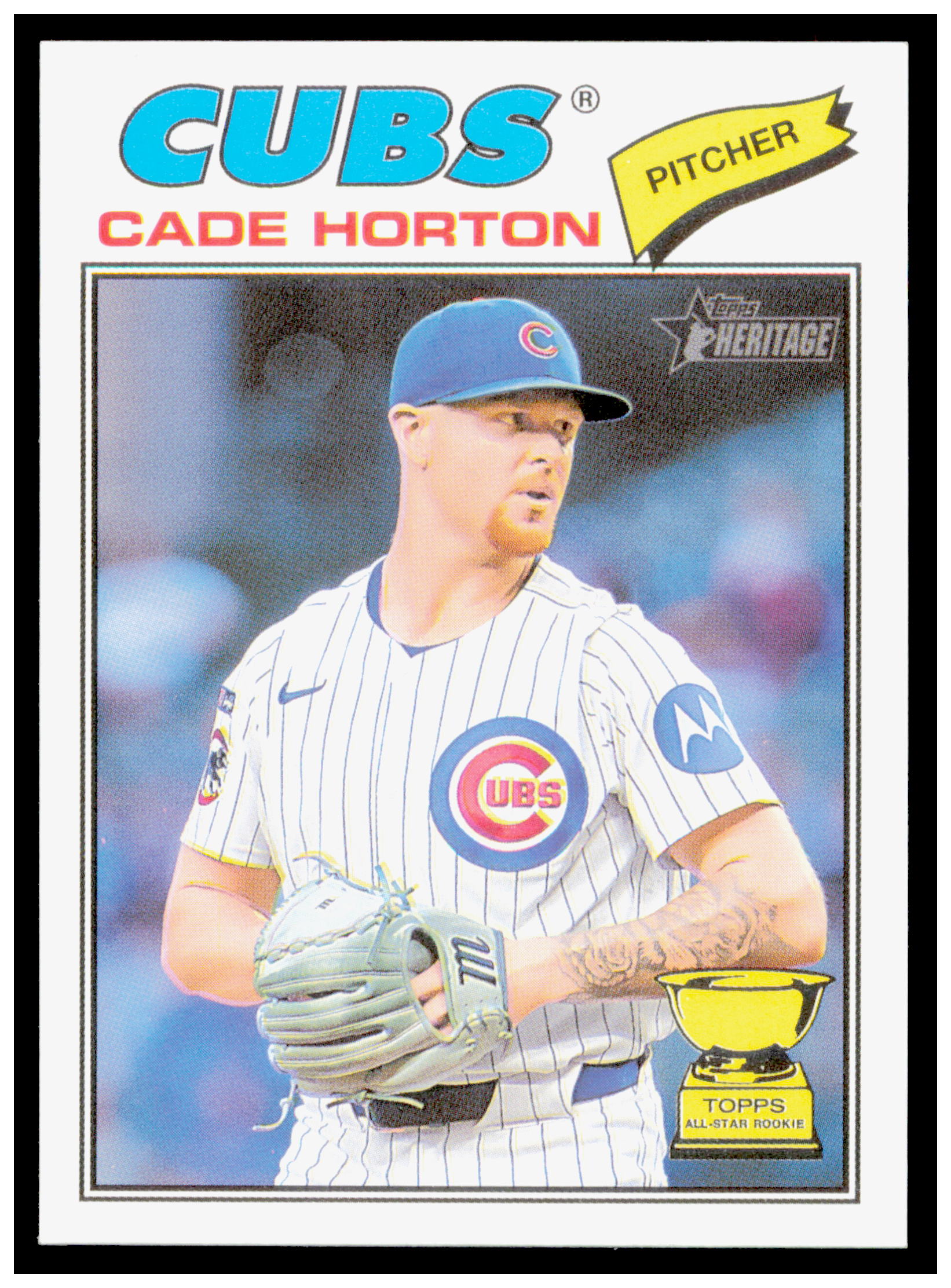 2026 Topps Heritage Cade Horton Card Chicago Cubs #396