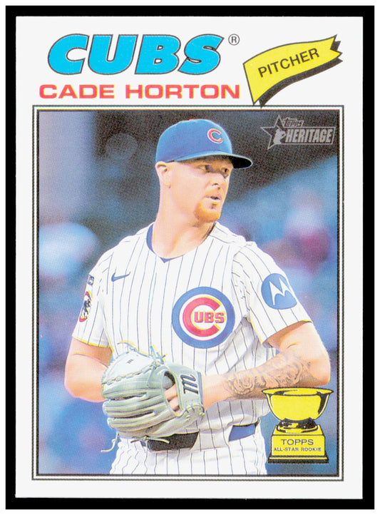 2026 Topps Heritage Cade Horton Card Chicago Cubs #396