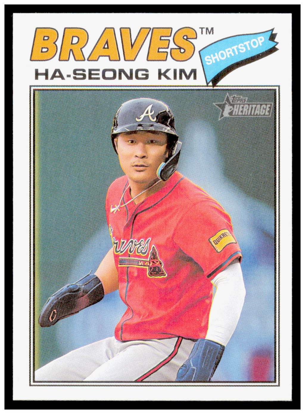 2026 Topps Heritage Ha-Seong Kim Card Atlanta Braves #125