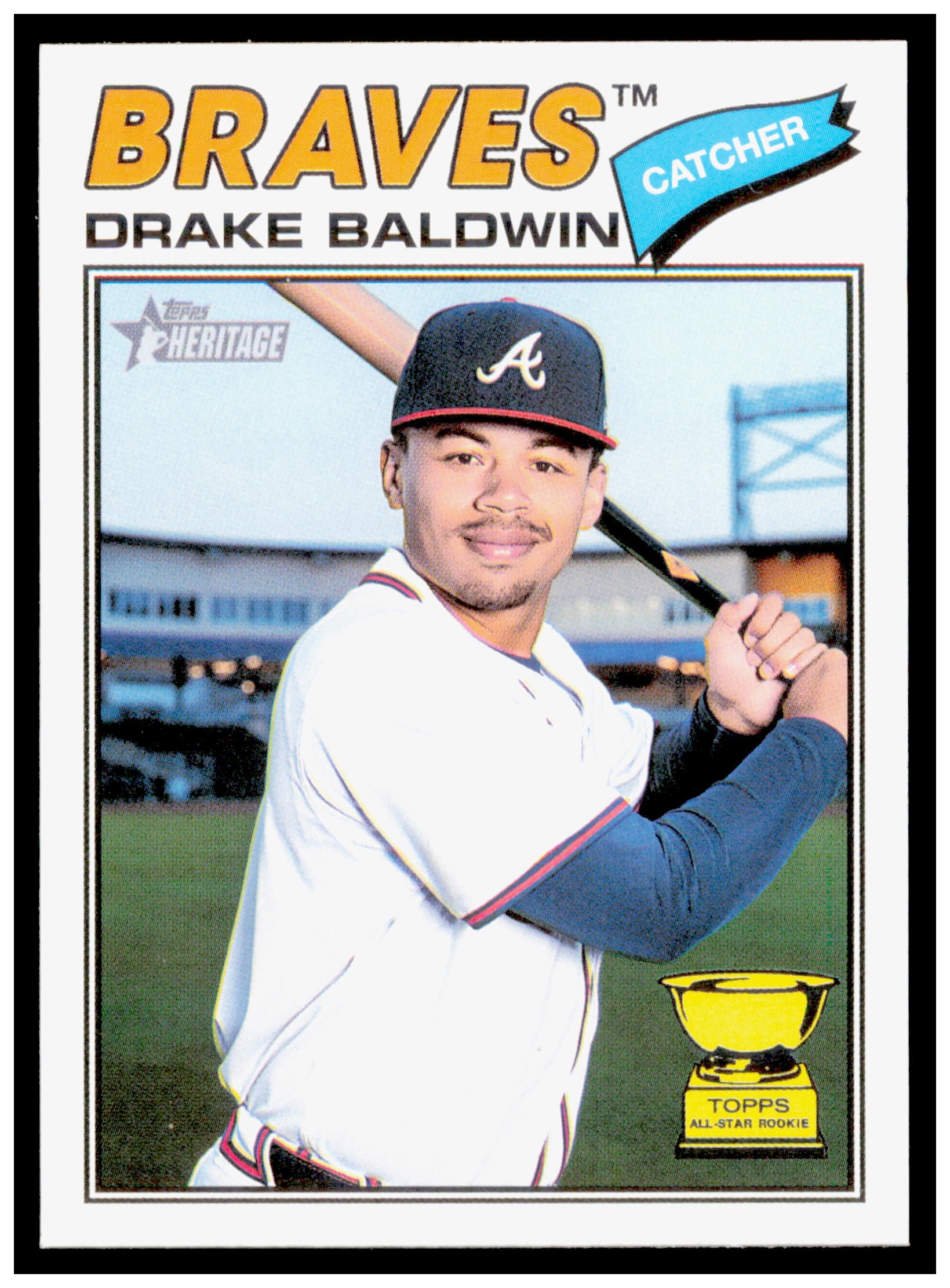 2026 Topps Heritage Drake Baldwin Card Atlanta Braves #209