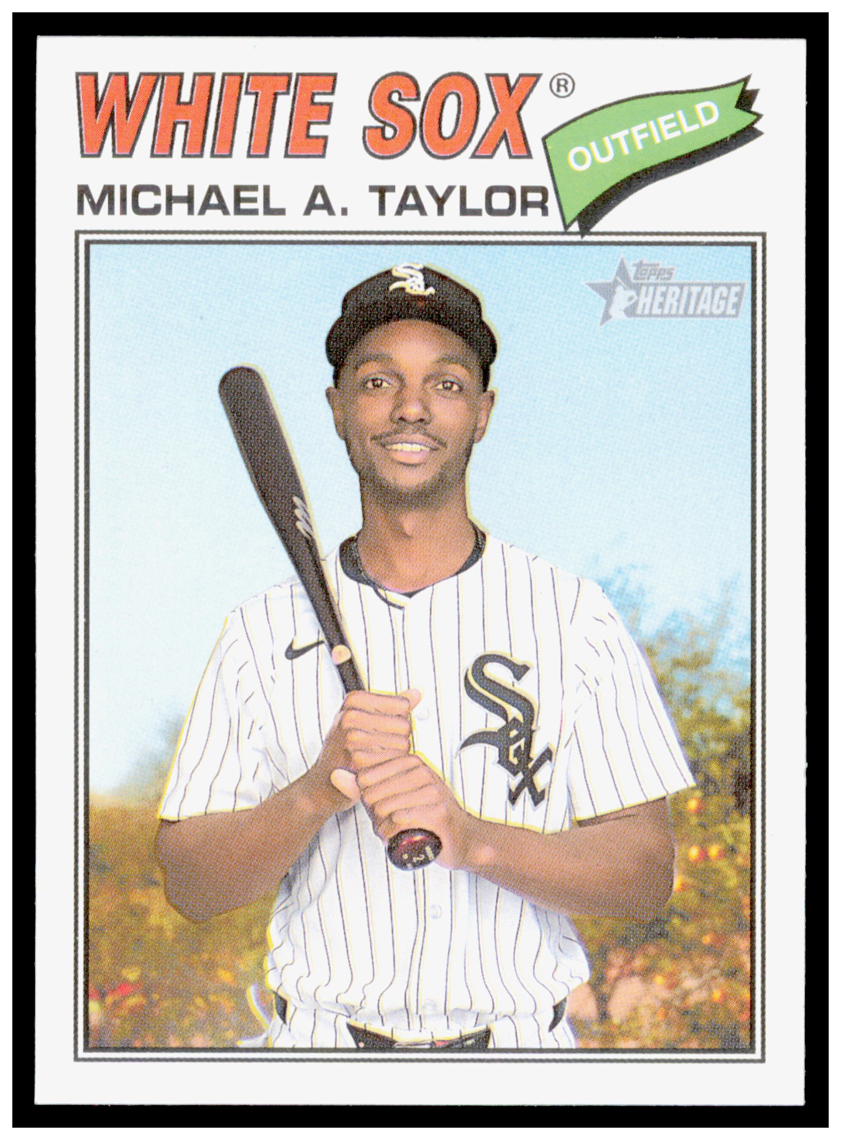 2026 Topps Heritage Michael A. Taylor Card Chicago White Sox #45
