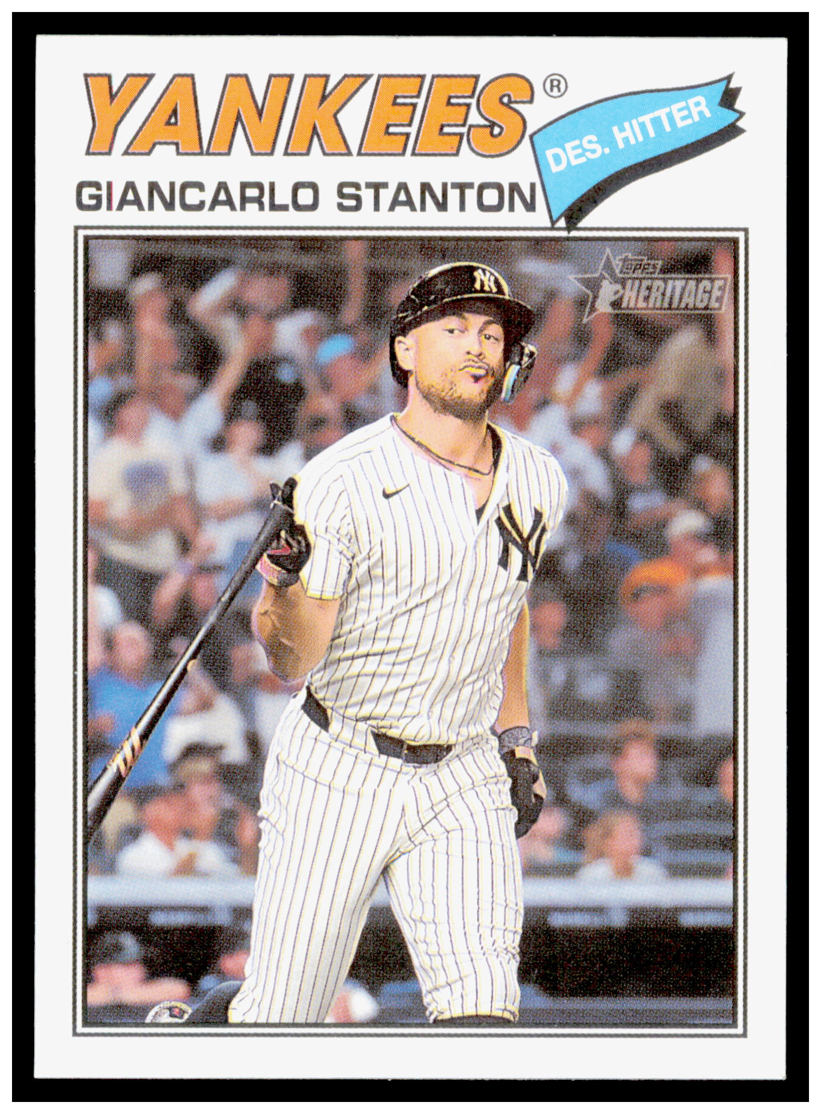 2026 Topps Heritage Giancarlo Stanton Card New York Yankees #250