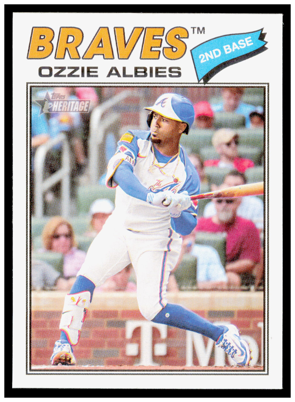 2026 Topps Heritage Ozzie Albies Card Atlanta Braves #264