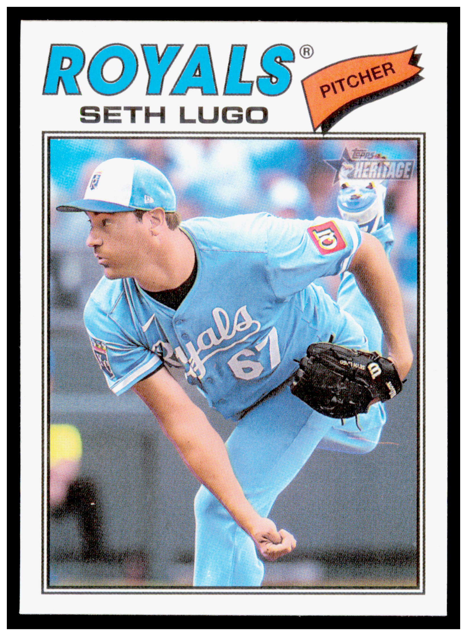2026 Topps Heritage Seth Lugo Card Kansas City Royals #192