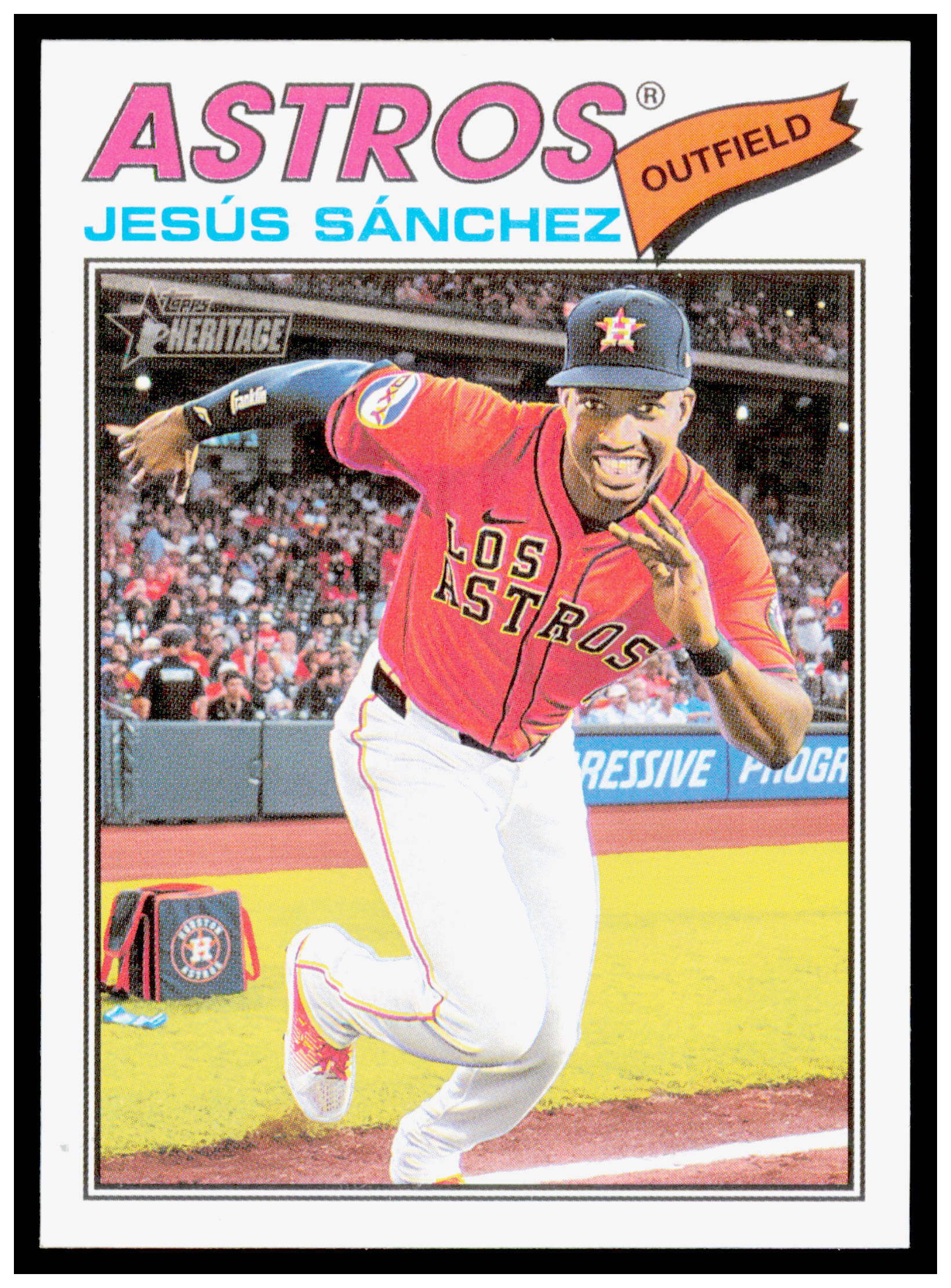 2026 Topps Heritage Jesús Sánchez Card Houston Astros #176