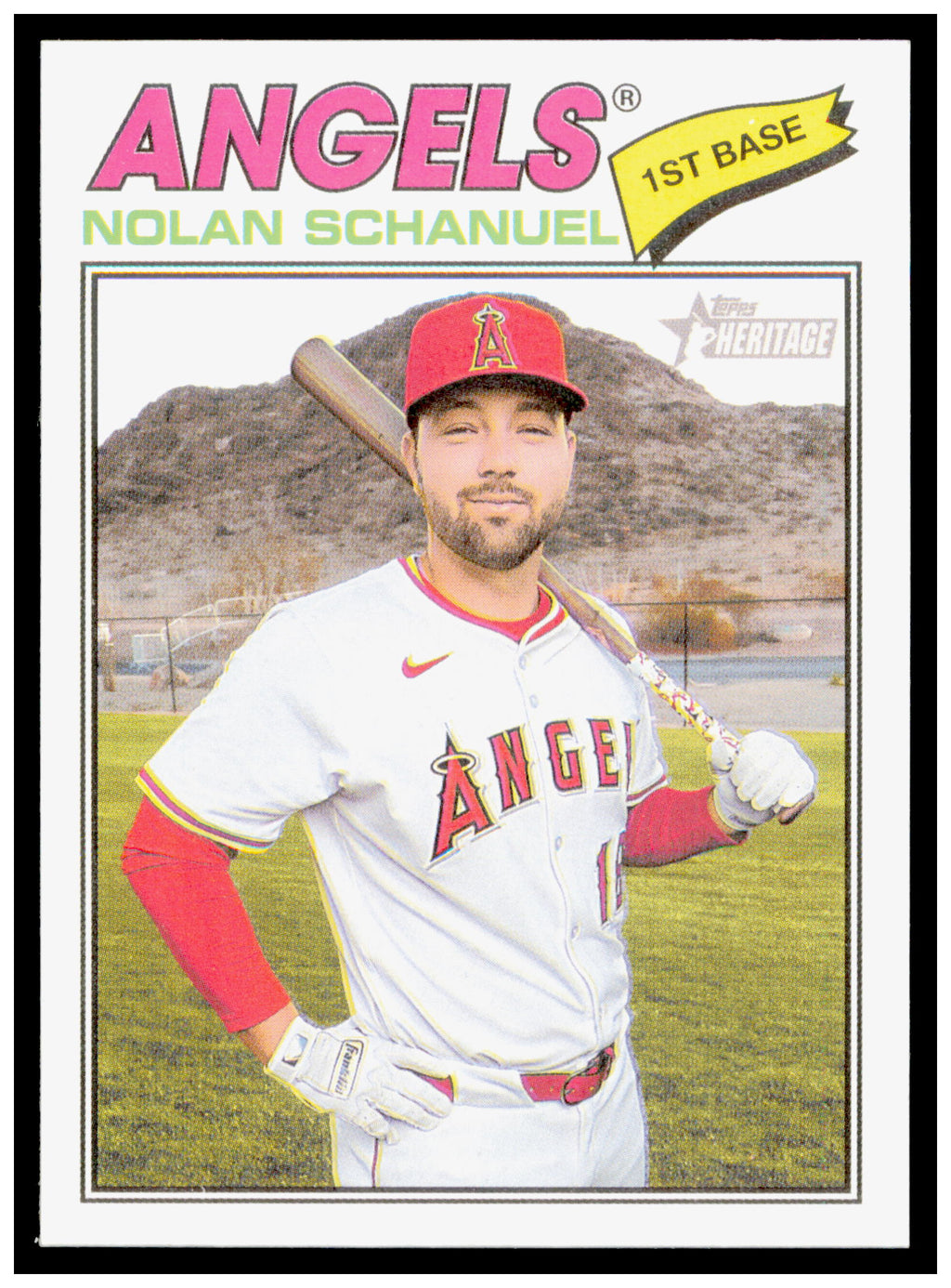 2014 Topps Heritage Raul Ibanez Card Los Angeles Angels #167