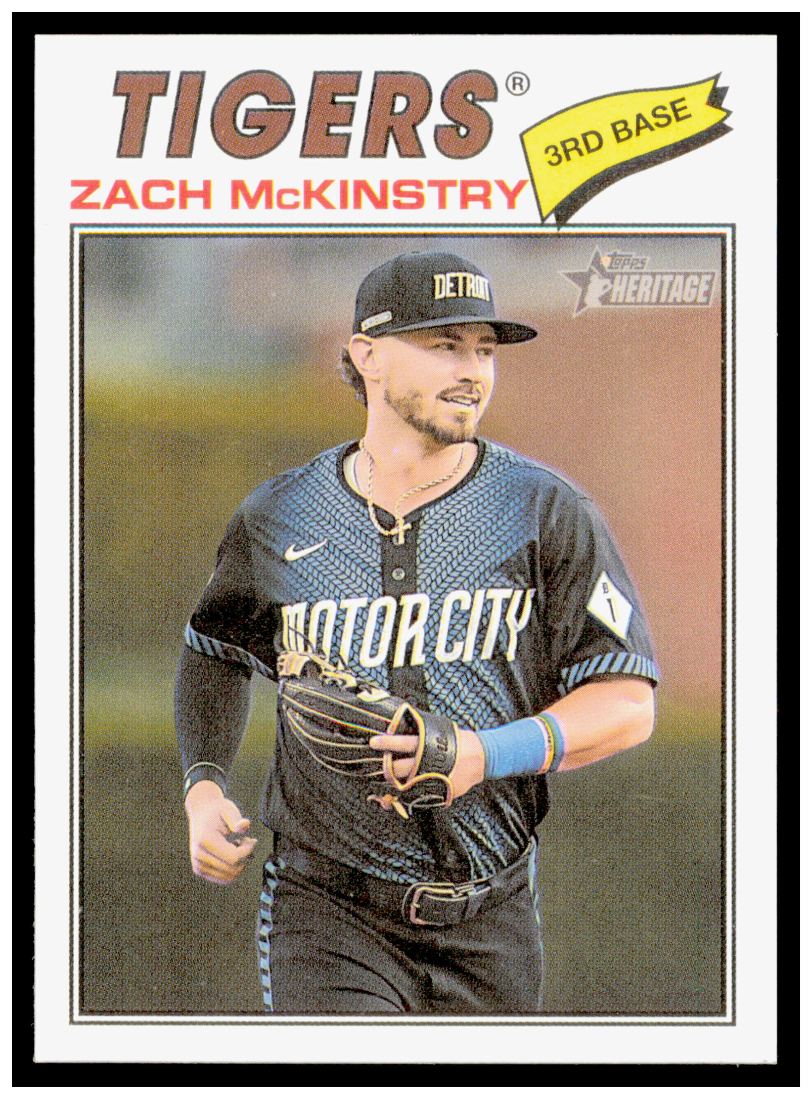 2026 Topps Heritage Zach McKinstry Card Detroit Tigers #398