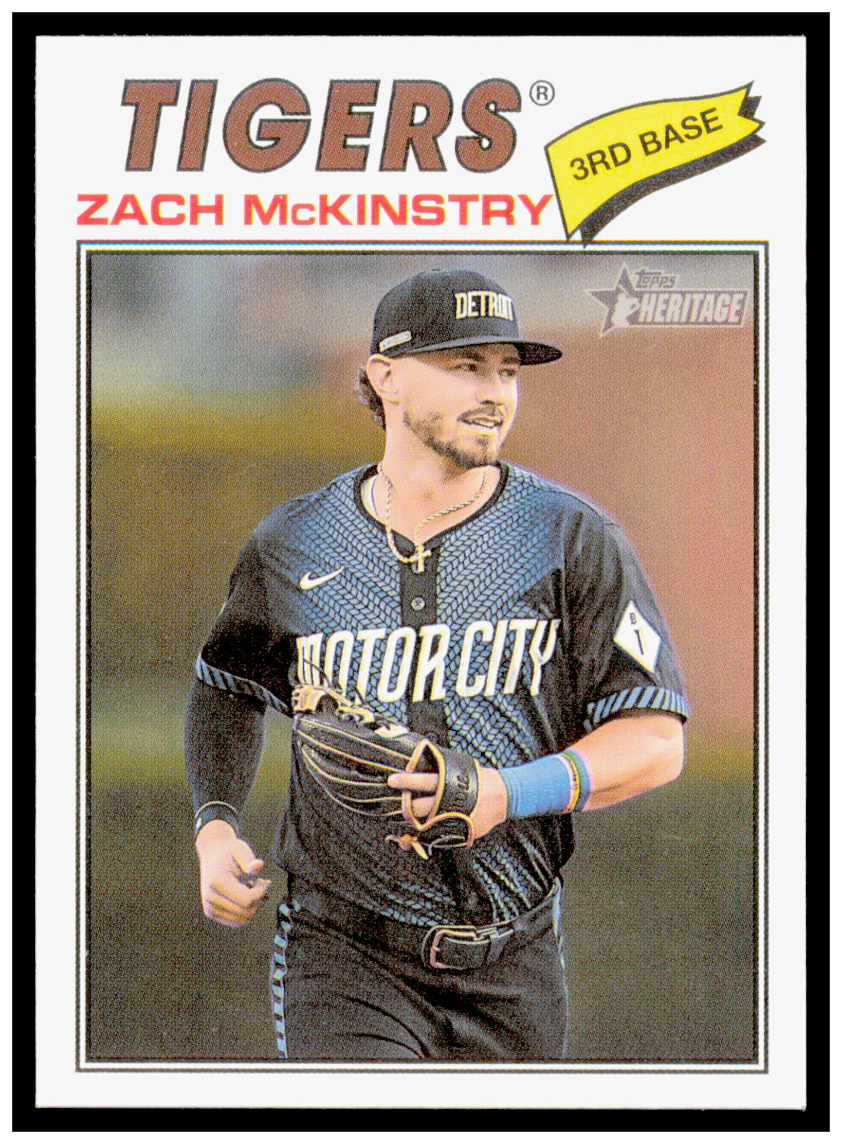 2026 Topps Heritage Zach McKinstry Card Detroit Tigers #398