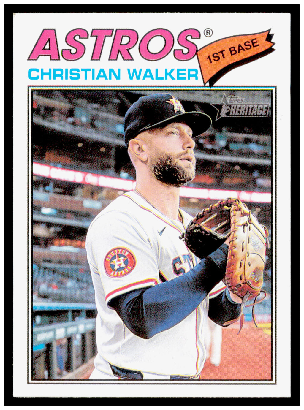 2026 Topps Heritage Christian Walker Card Houston Astros #217