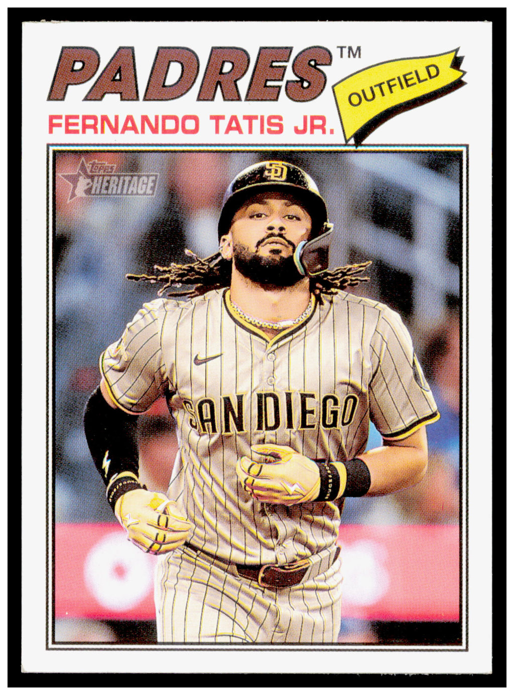 2026 Topps Heritage Fernando Tatis Jr. Card San Diego Padres #322