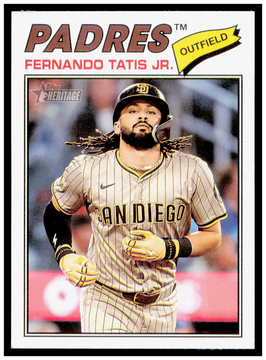 2026 Topps Heritage Fernando Tatis Jr. Card San Diego Padres #322