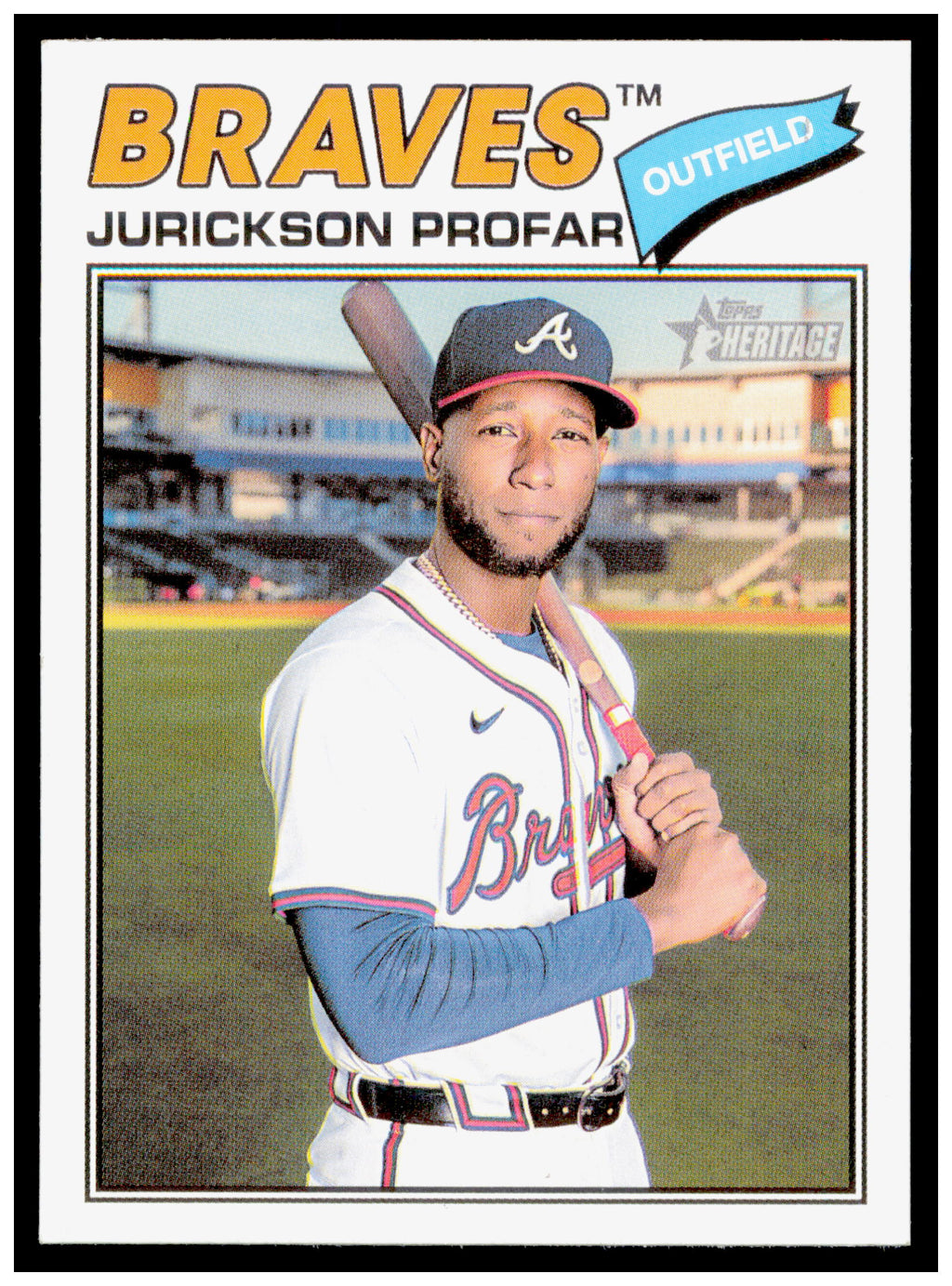 2026 Topps Heritage Jurickson Profar Card Atlanta Braves #51