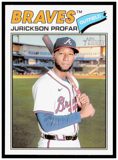 2026 Topps Heritage Jurickson Profar Card Atlanta Braves #51