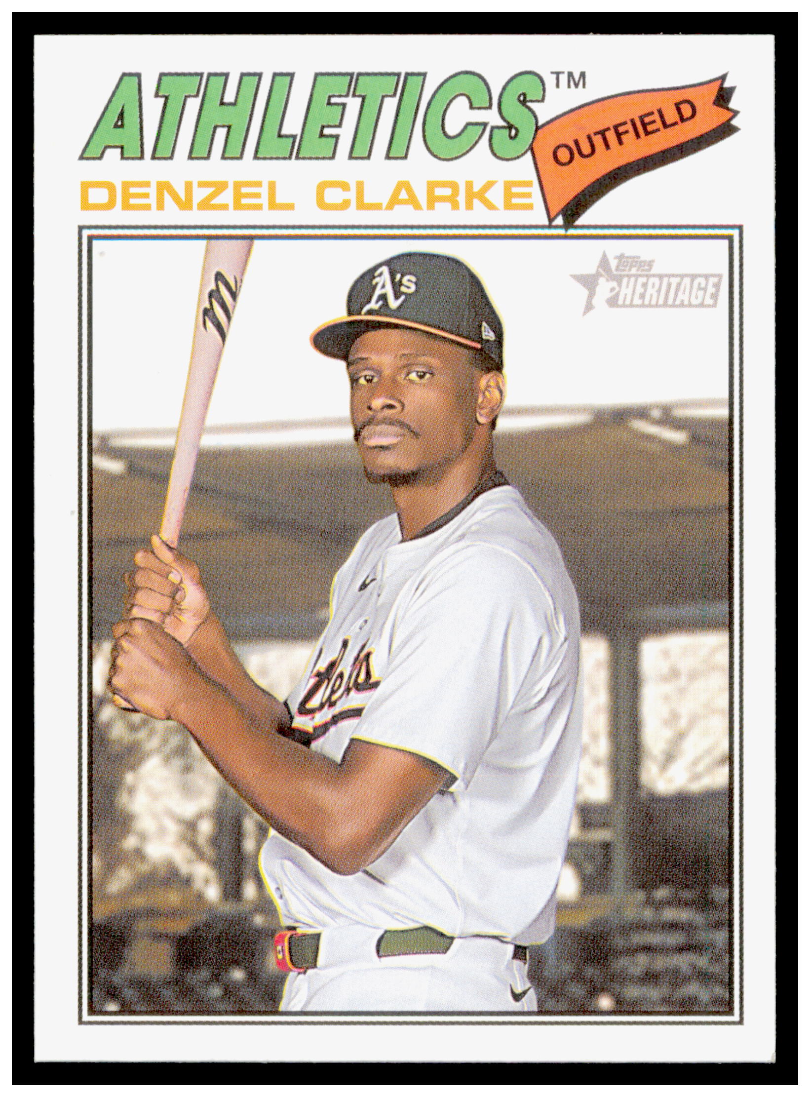 2026 Topps Heritage Denzel Clarke Card Athletics #324