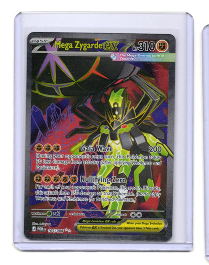 ME03: Perfect Order Mega Zygarde ex Card Ultra Rare,Holo #104/088