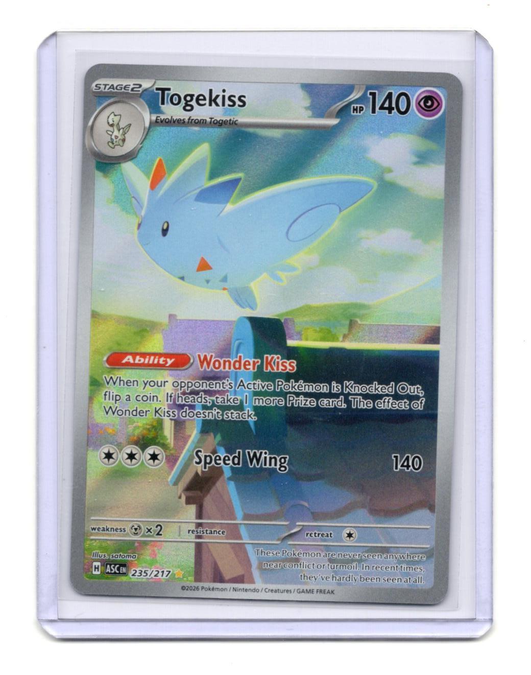 Pokemon Ascended Heroes Togekiss Card Holo #235/217