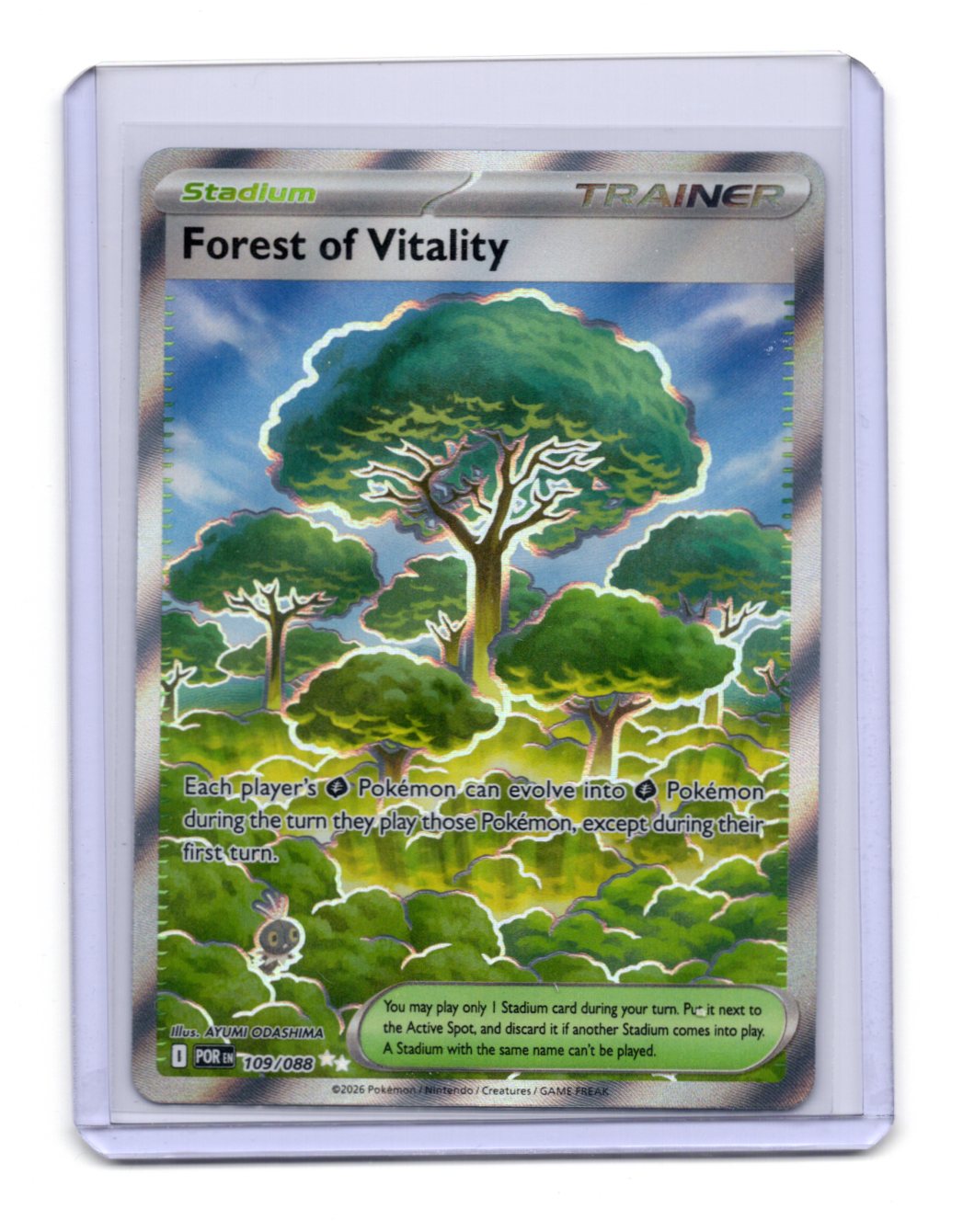 Pokemon  Perfect Order Forest of Vitality Card Ultra Rare,Holo #109/088