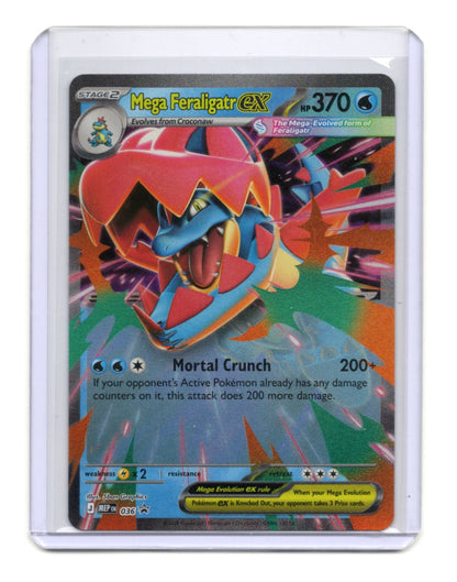 ME: Mega Evolution Promo Mega Feraligatr ex Card Promo,Holo #036