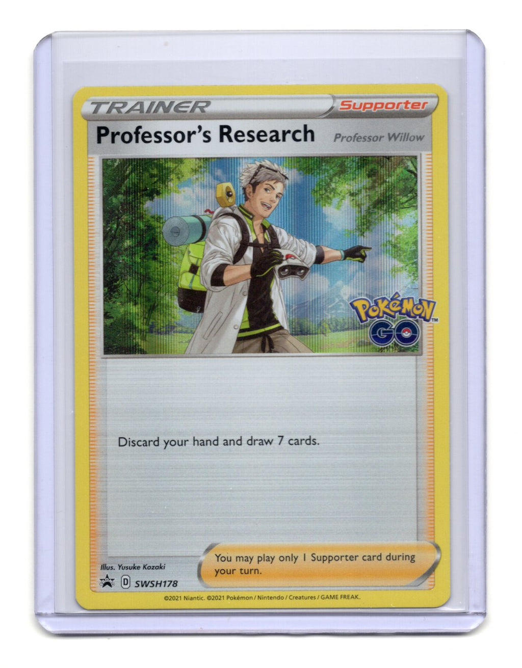 SWSH: Sword & Shield Promo Cards Professor's Research Card Promo,Holo #SWSH178