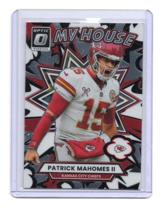 2025 Donruss Optic Patrick Mahomes II Card My House Kansas City Chiefs #6