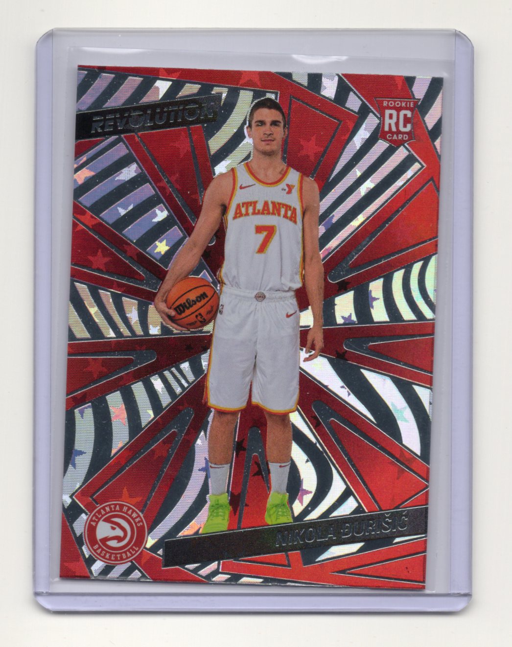 2024-25 Panini Revolution Nikola Djurisic Astro Rookie Card RC #126 Hawks