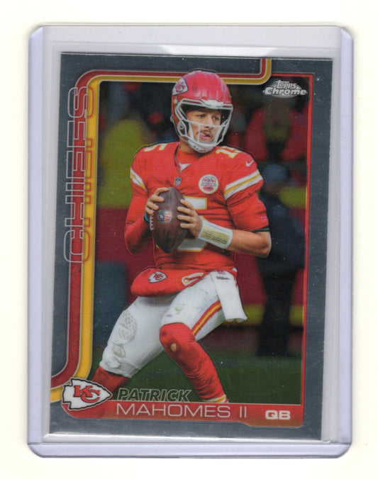 2025 Topps Chrome Patrick Mahomes II Card Kansas City Chiefs #148