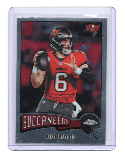 2025 Topps Chrome Baker Mayfield Card 1975 Topps Tampa Bay Buccaneers #1975-31
