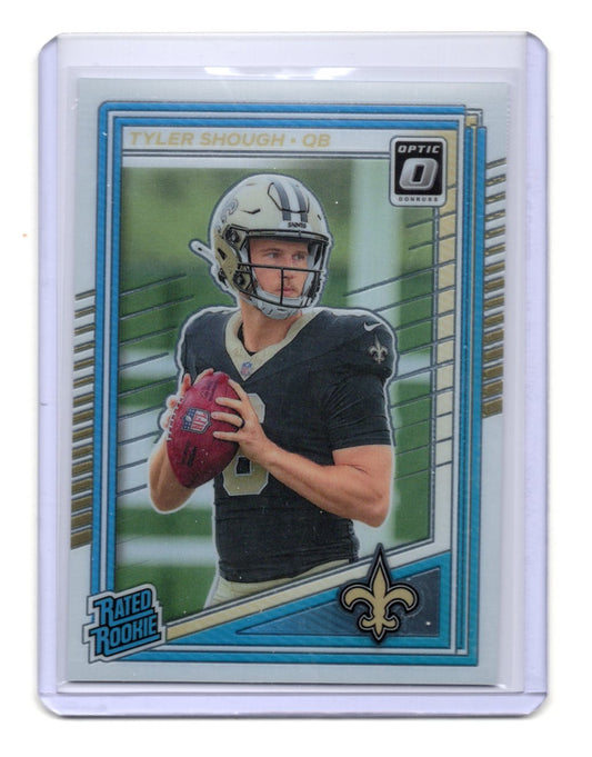 2025 Donruss Optic Tyler Shough Card RC New Orleans Saints #223