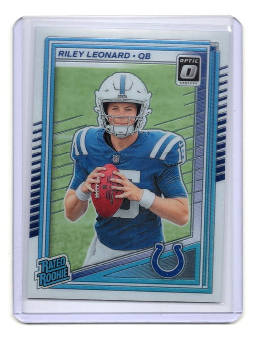 2025 Donruss Optic Riley Leonard Card RC Indianapolis Colts #255