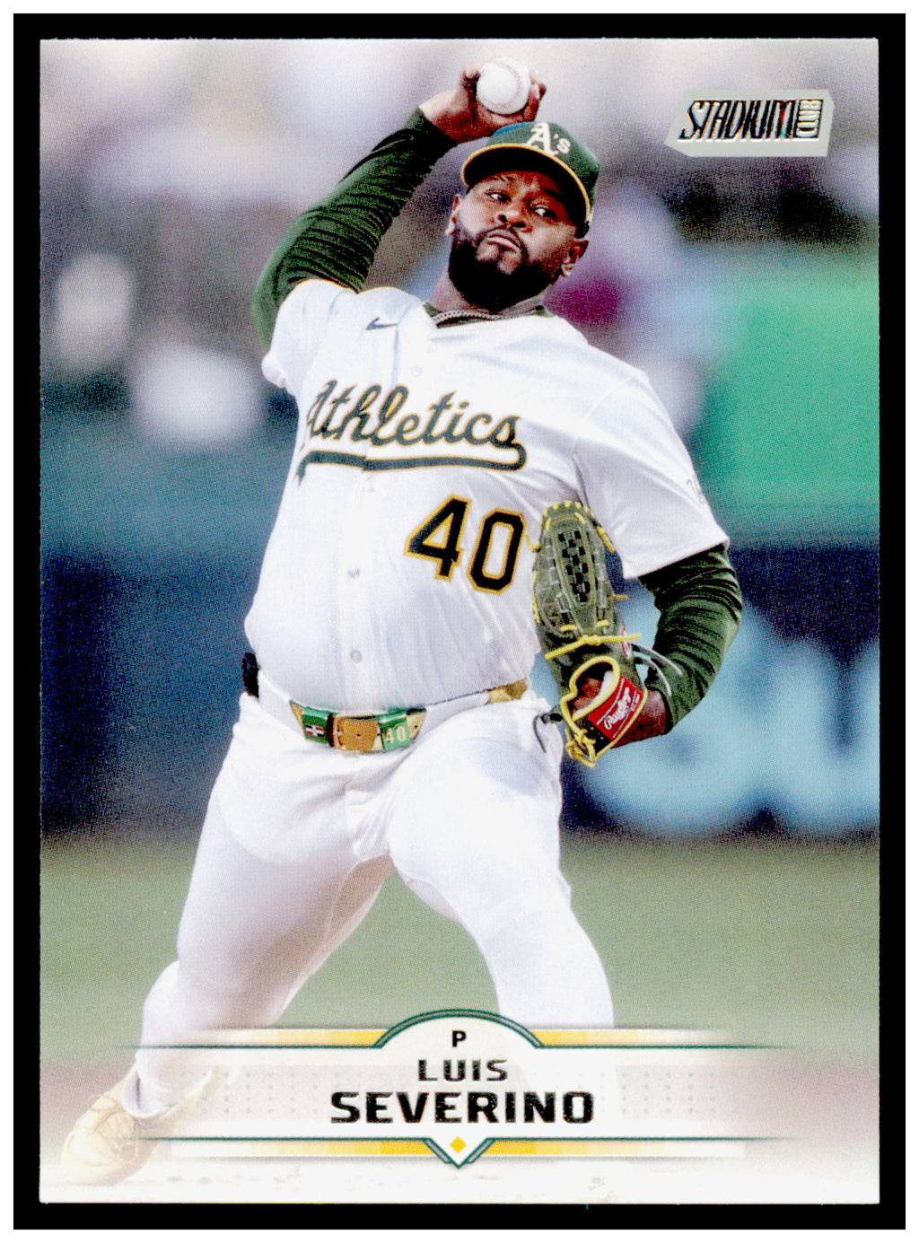 2025 Stadium Club Luis Severino Card Athletics #49
