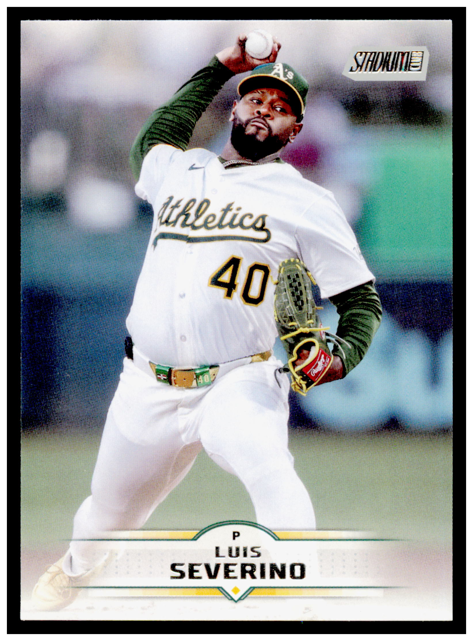 2025 Stadium Club Luis Severino Card Athletics #49