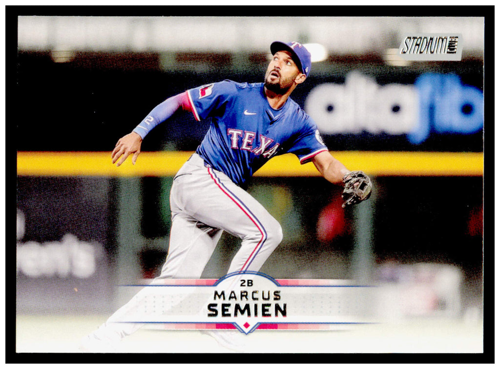 2025 Stadium Club Marcus Semien Card Texas Rangers #137