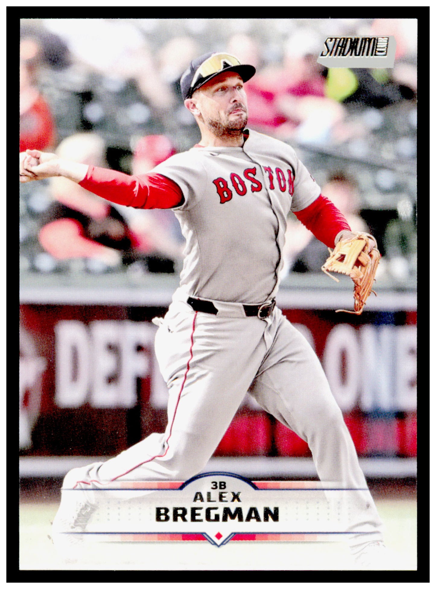 2025 Stadium Club Alex Bregman Card Blue Foil Boston Red Sox #10