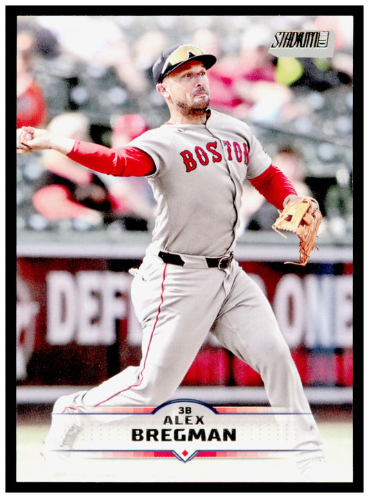 2025 Stadium Club Alex Bregman Card Blue Foil Boston Red Sox #10