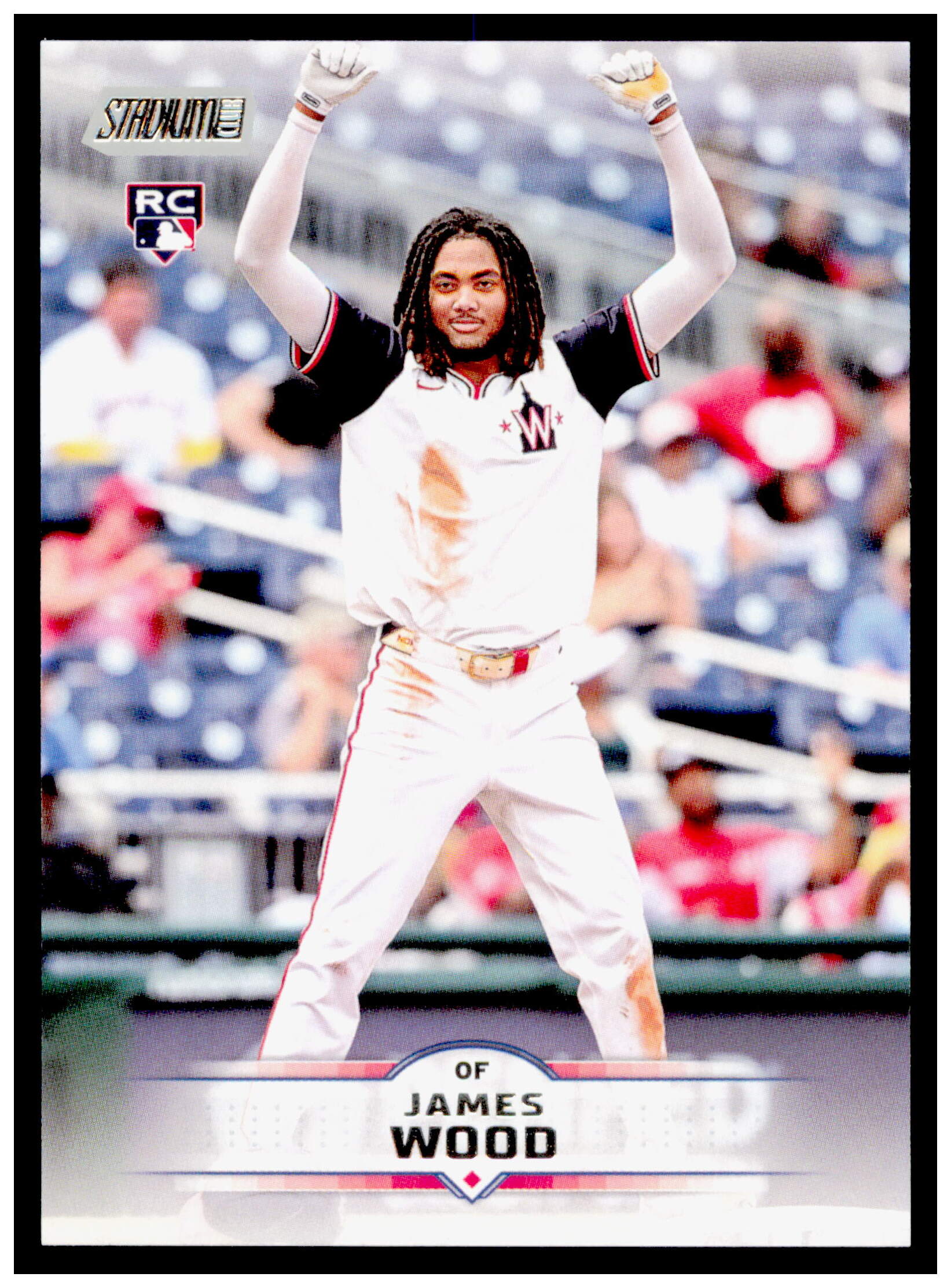 2025 Stadium Club James Wood Card RC Washington Nationals #175