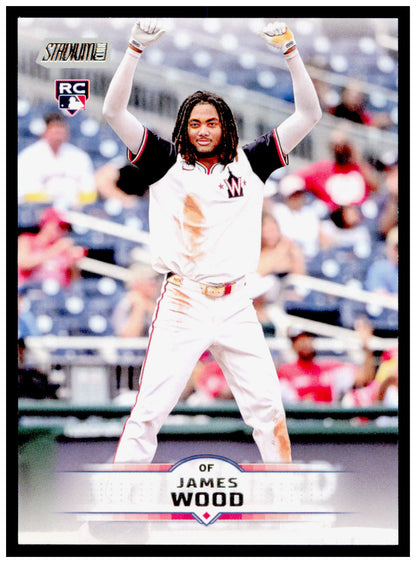 2025 Stadium Club James Wood Card RC Washington Nationals #175