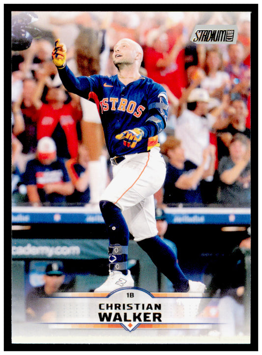 2025 Stadium Club Christian Walker Card Houston Astros #29